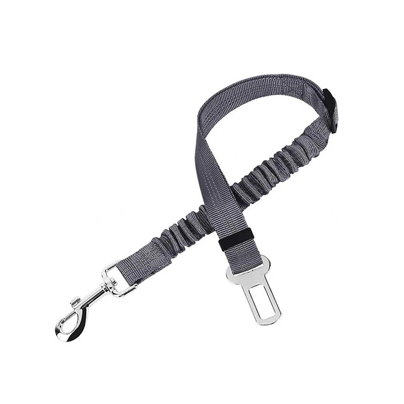 Adjustable Elastic Dog Car Seat Belt for Pet Safety During Travel - Essential Accessory for Dogs and Cats