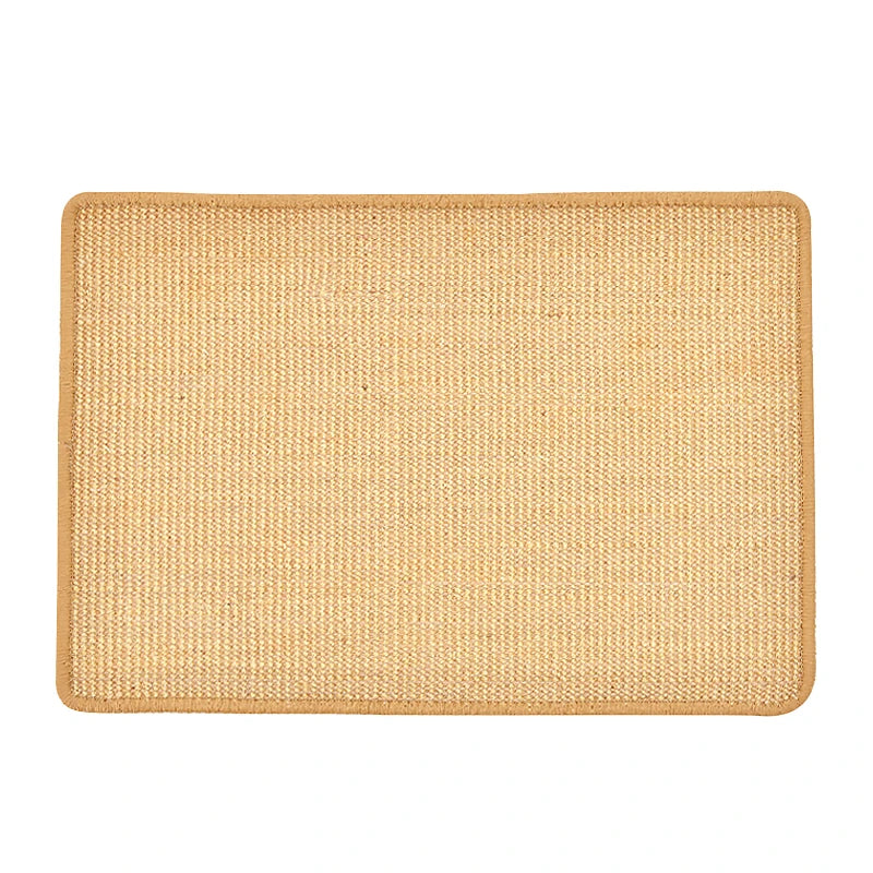 Sisal Cat Scratching Mat - Durable Furniture Protector for Cats, Ideal for Nail Sharpening and Play