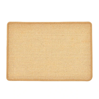 Sisal Cat Scratching Mat - Durable Furniture Protector for Cats, Ideal for Nail Sharpening and Play