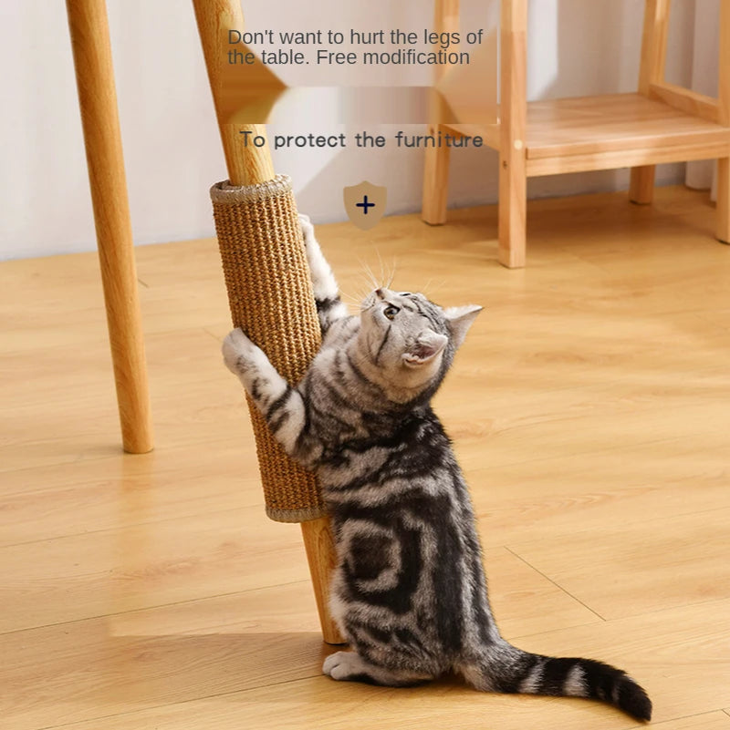Sisal Cat Scratching Mat - Durable Furniture Protector for Cats, Ideal for Nail Sharpening and Play