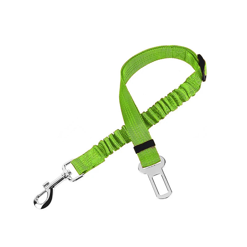 Adjustable Elastic Dog Car Seat Belt for Pet Safety During Travel - Essential Accessory for Dogs and Cats