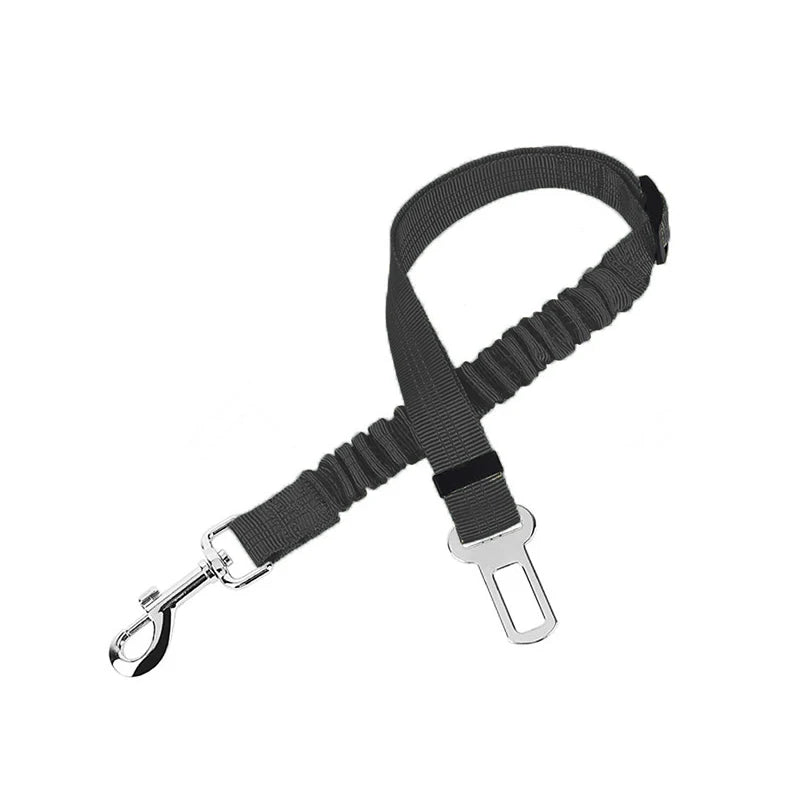Adjustable Elastic Dog Car Seat Belt for Pet Safety During Travel - Essential Accessory for Dogs and Cats