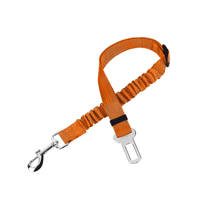 Adjustable Elastic Dog Car Seat Belt for Pet Safety During Travel - Essential Accessory for Dogs and Cats