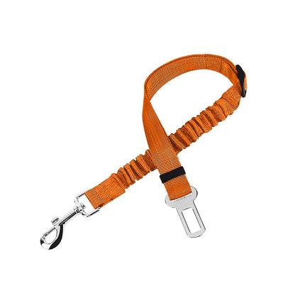 Adjustable Elastic Dog Car Seat Belt for Pet Safety During Travel - Essential Accessory for Dogs and Cats