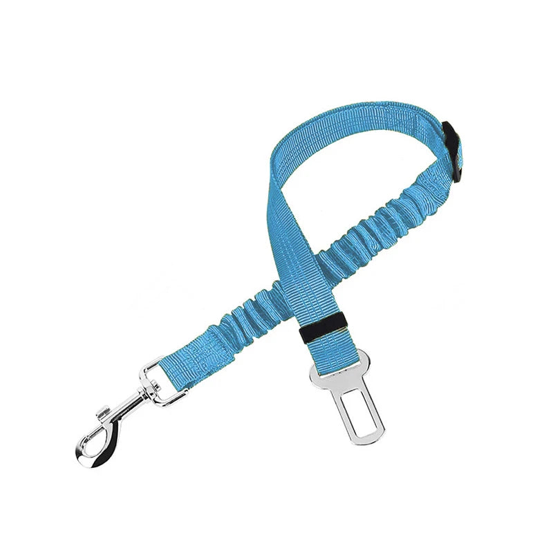 Adjustable Elastic Dog Car Seat Belt for Pet Safety During Travel - Essential Accessory for Dogs and Cats